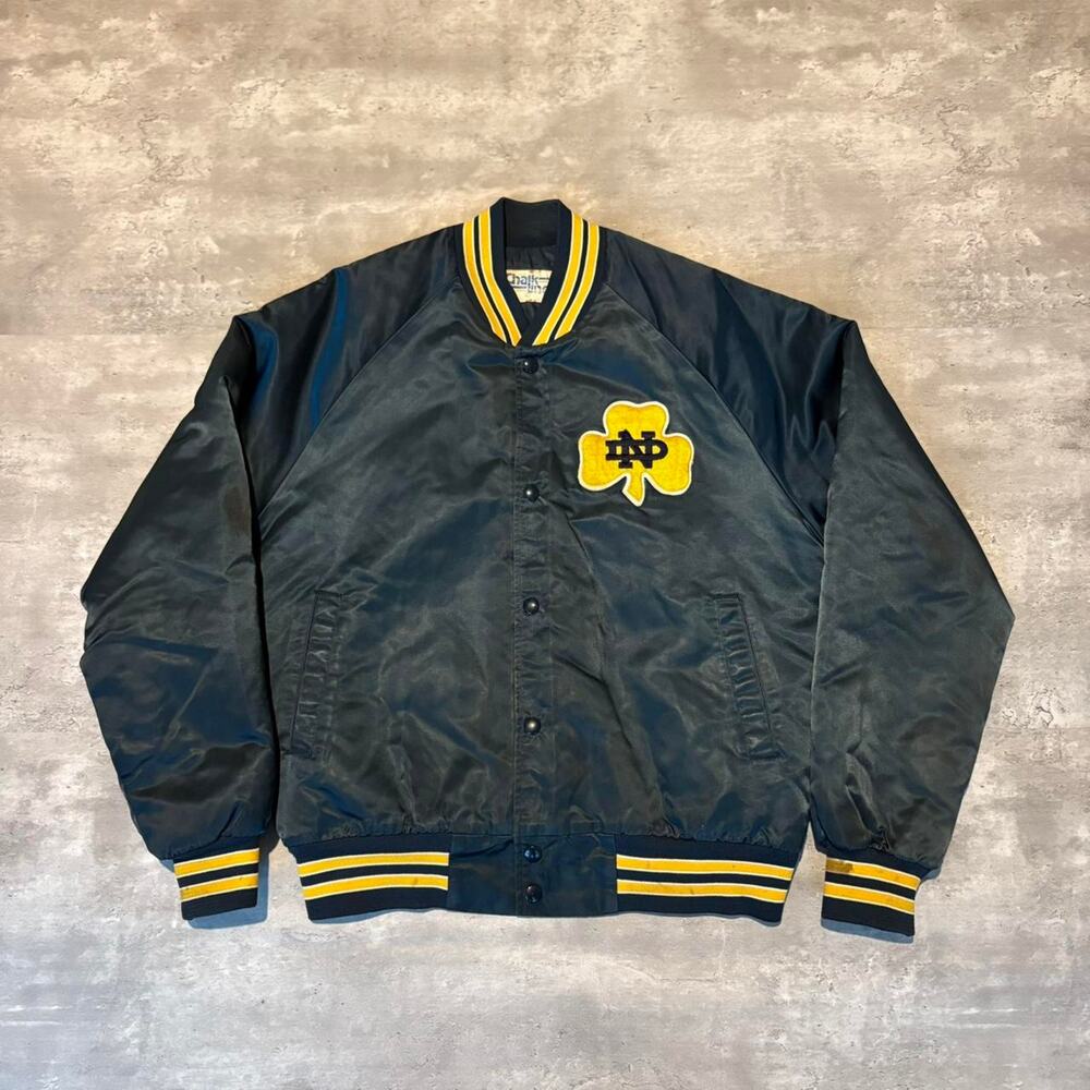 Vintage 1980s notre dame satin - Picture 2 of 8